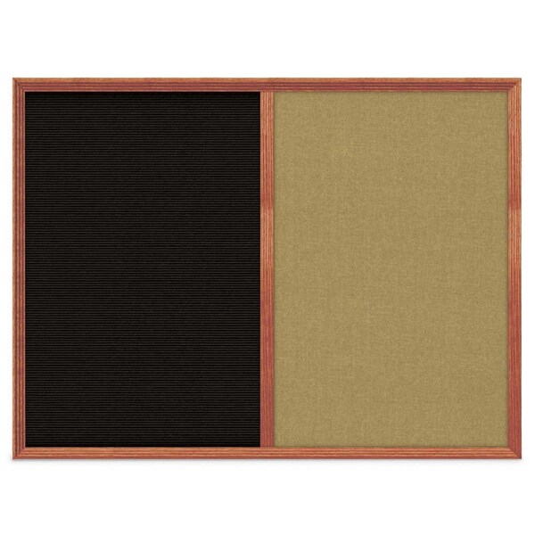 Slim Style Indoor Enclosed Corkboard, 12